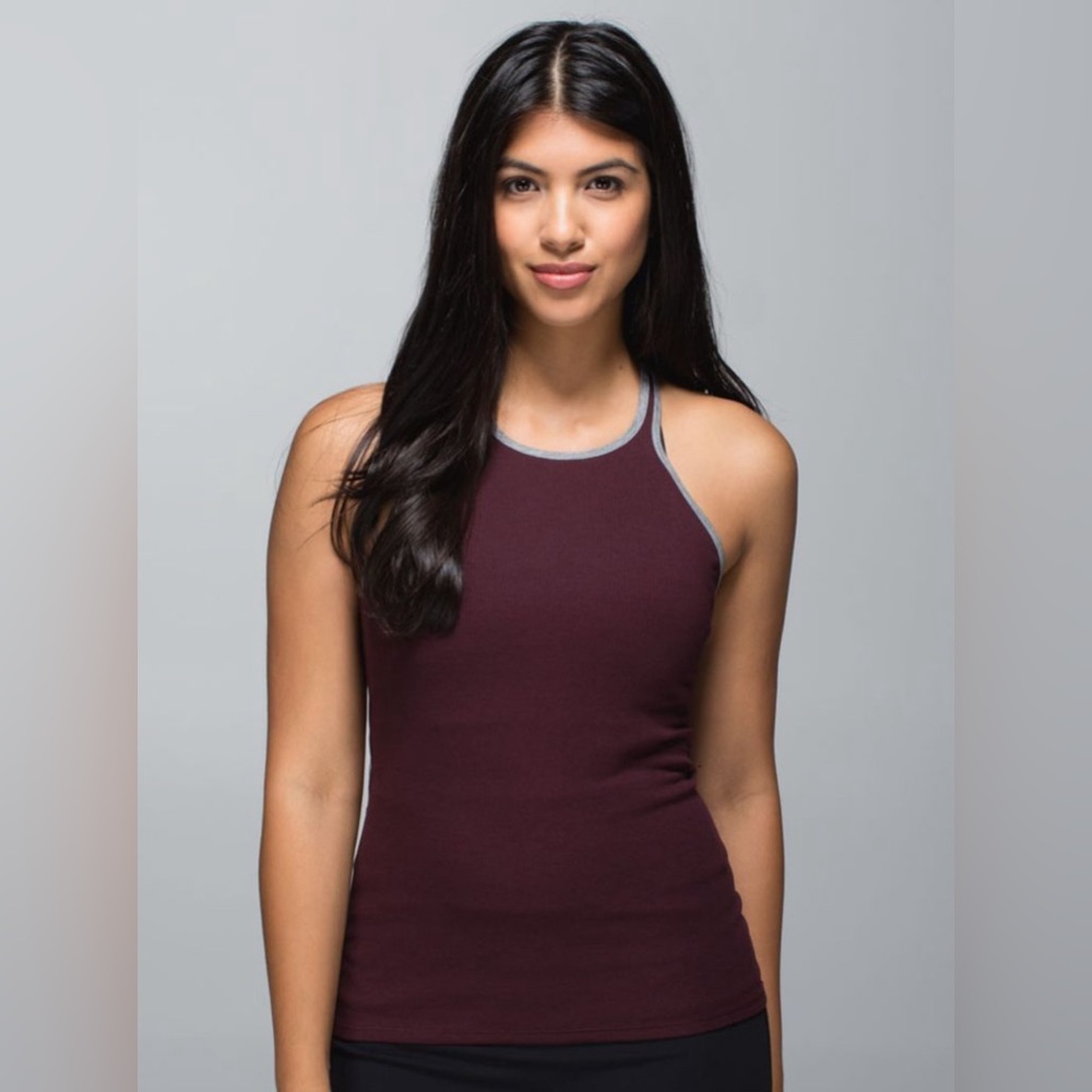 lululemon athletica Burgundy Tank Top